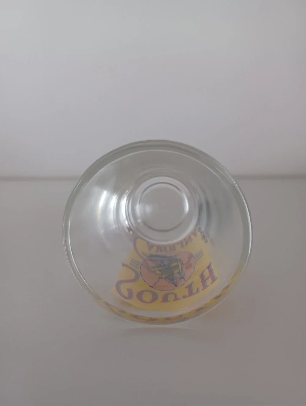 South Carolina Ship Travel Clear Shot Glass Barware Drinkware Collectible